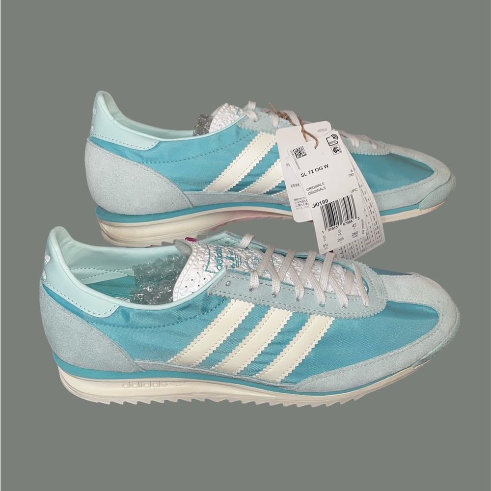*new* Adidas Women's SL 72 Sneakers - Easy Mint - Picture 2 of 13